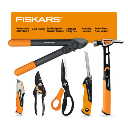 Fiskars 32” PowerGear Garden Bypass Loppers, Tree Trimmer, 2" Cut Capacity