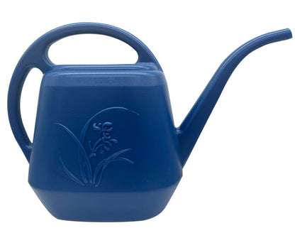 Grip Watering Can - 1 Gallon - White - with Long Spout for Indoor and Outdoor Plant Garden