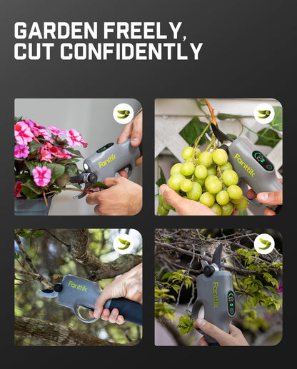 Fanttik Y10 Pro Cordless Electric Pruning Shears with Brushless Motor