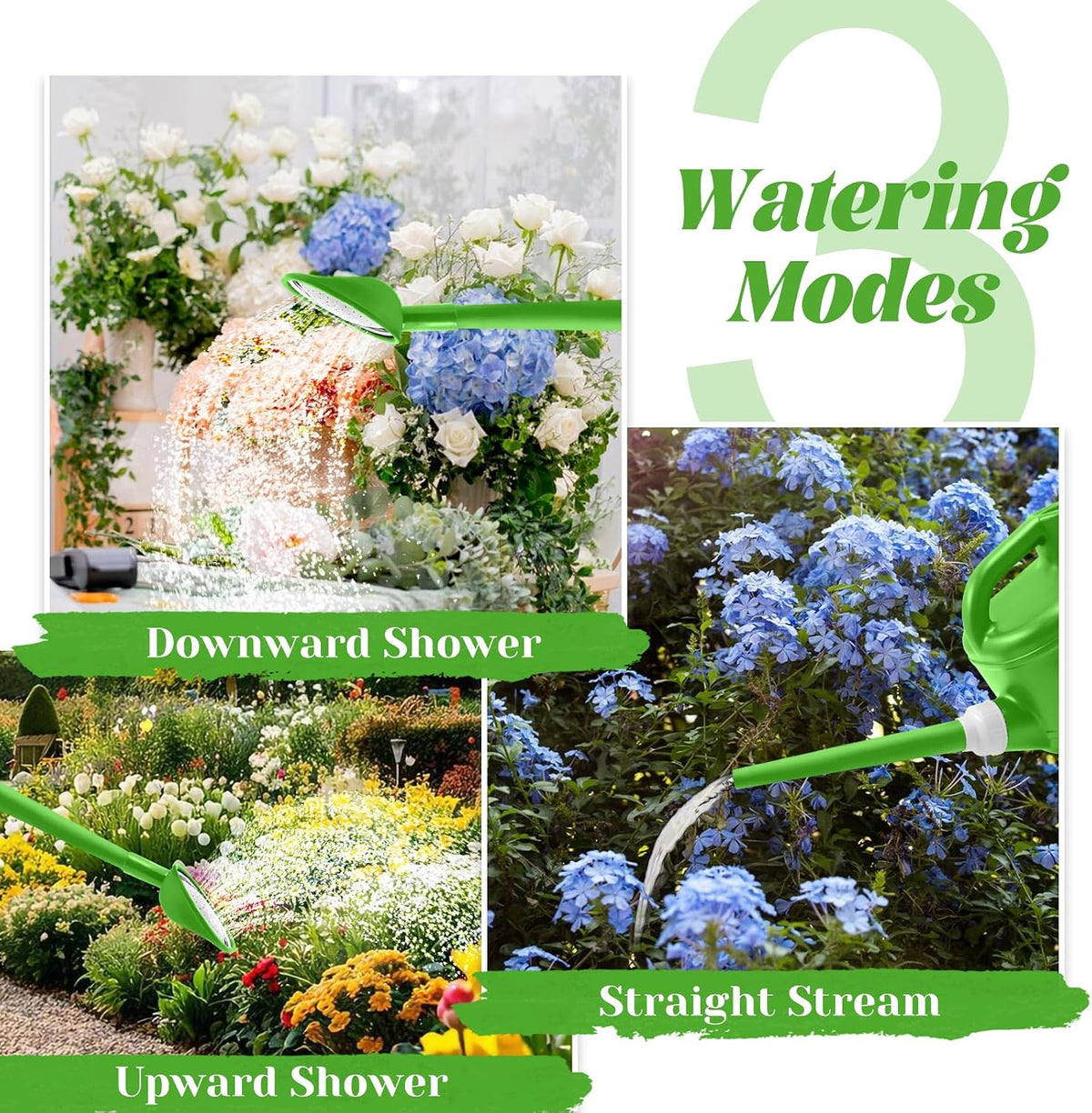 1 Gallon Watering Can, Garden Watering Can for Outdoor & Indoor