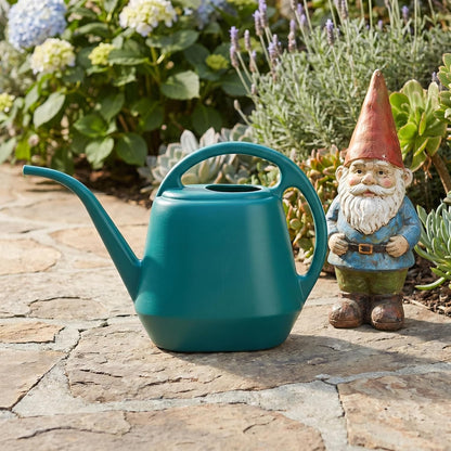 Fasmov Watering Can Plastic 4 Litre Lightweight Water Sprayer Watering Bottle for Garden Outdoor House Flower Bonsai Plant (Green)